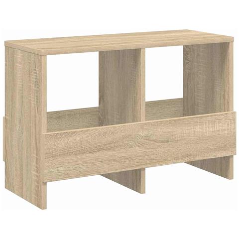 Scaffale per riviste Rovere Sonoma 68,5 x 30 x 45 cm - Foto 1