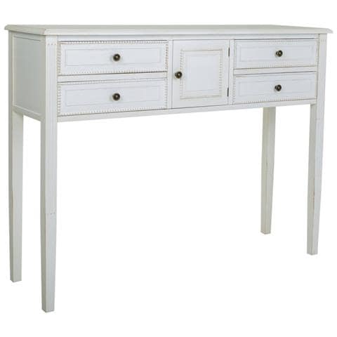 Mobile Da Ingresso In Legno Laccato Bianco 120x36x92h - Foto 1