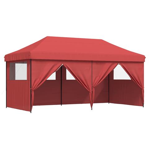 Tenda Party Borgogna 292 x 580 x 315 cm Tessuto Oxford - Foto 1