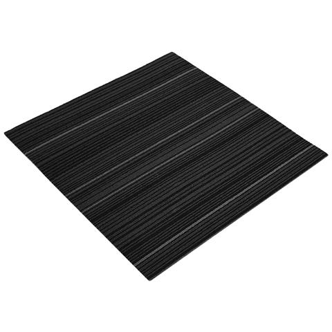 Piastrella per Tappeto Strisce Grigio Scuro 50 x 50 cm 36 pcs - Foto 1
