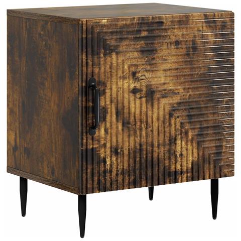 Armadio da Notte Rovere Fumo 43 x 34,5 x 50 cm - Foto 1