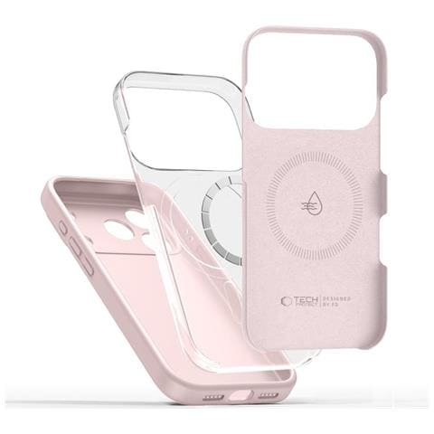 Custodia Rosa In Silicone Magsafe Per Iphone 17 Pro - Foto 2