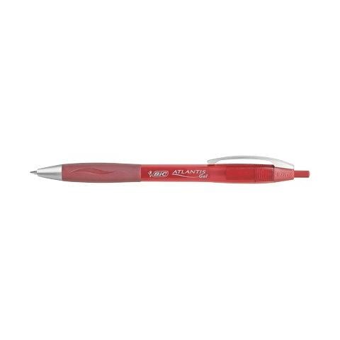 Penna Gel Atlantis Clic 0.7 mm - Rosso - Foto 1