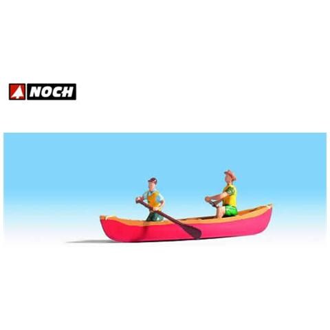 Canoa con personaggi (non galleggiante) HO - Foto 1
