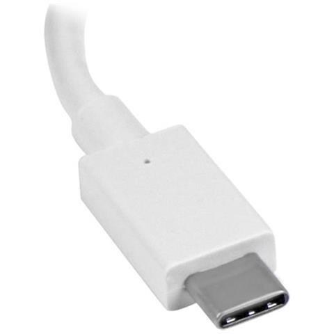 Adattatore USB-C a HDMI - Convertitore USB Tipo-C a HDMI - per MacBook ChromeBook e dispositivi con USB-C - 4k 60hz - Bianco - Foto 2