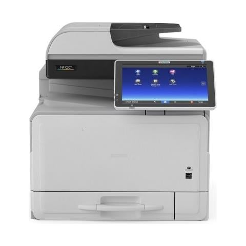 [Ricondizionato SILVER] Stampante Multifunzione MP C307SP Laser a Colori Stampa Copia Scansione A4 30 Ppm Wi-Fi USB Ethernet - Foto 1