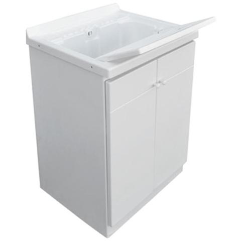 Lavatoio + Mobile Abs E + Tavola Polipropilene L Cm 60 X P Cm 60 - Foto 1