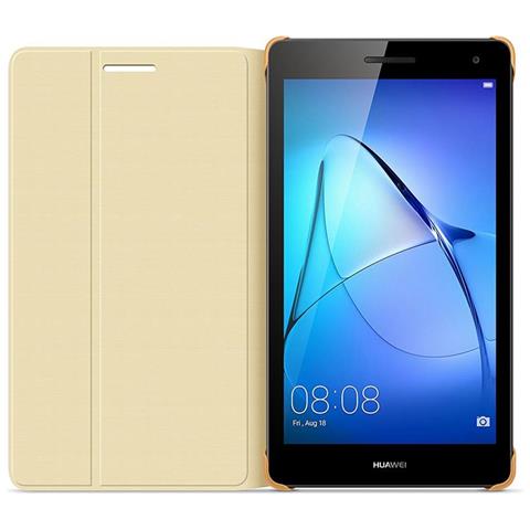 Flip Cover per MediaPad T3 7 3G Custodia a Libro in TPU Colore Marrone - Foto 1