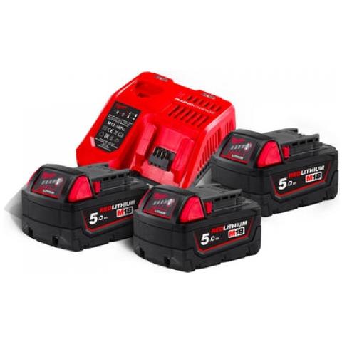 Confezione Nrj 18v 5.0ah 18v 5.0ah Batteria 2 1 Caricatore M12-18fc 4.933.459,217 Mila - Foto 7