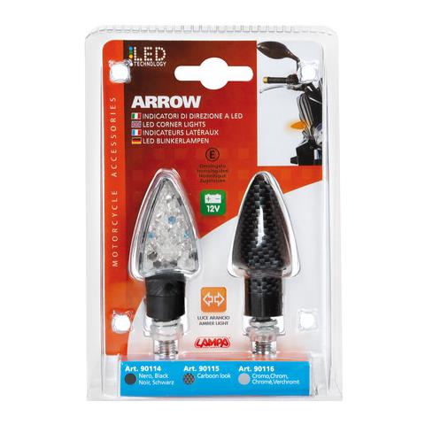Cp. Frecce Arrow Carbon Look Led Vetro Bianco - Foto 2