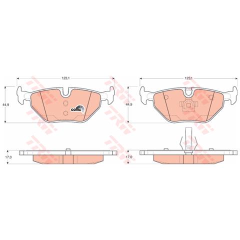 Kit Pastiglie Freno Gdb1344 - Foto 3