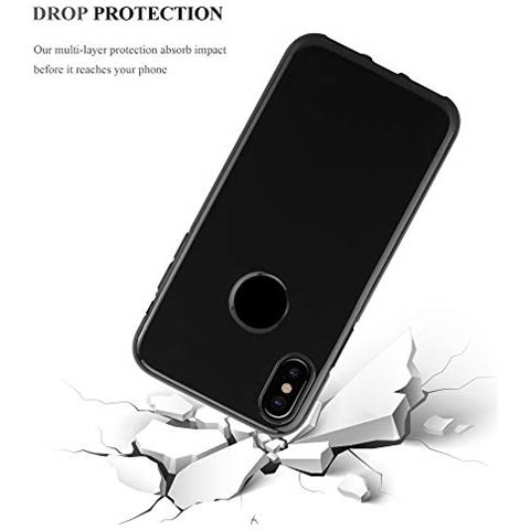 Custodia Compatibile Con Apple Iphone X / Xs In Nero - Coperchio Protettivo In Silicone Tpu Flessibile - Foto 2