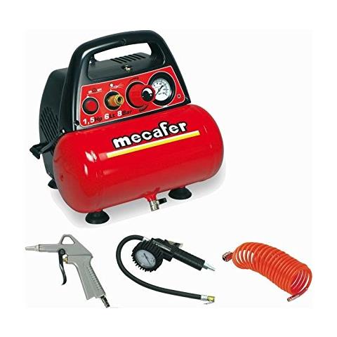 Nuovo Vento Compressore D'aria 15 Hp 6l 8 Bar Con 3 Accessori - Foto 1