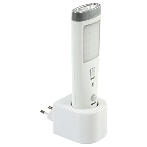 Torcia Con Rilevatore Di Presenza, 15 led, Ricaricabile) - Foto 1