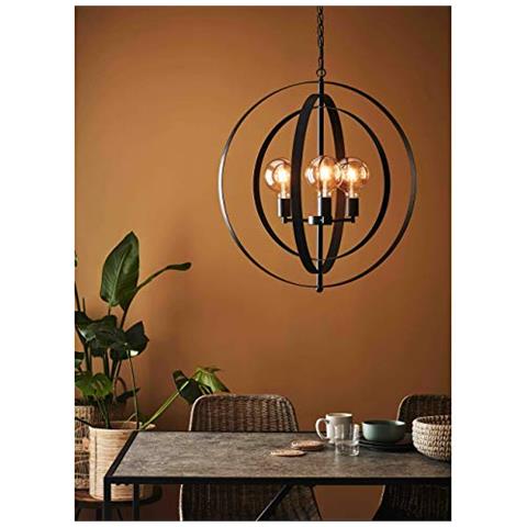 Sospensione Orbit Nero 3 Lampadine - Foto 2