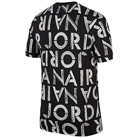Nike Jordan Men's Printed Short-sleeve Crew Cn3586-010 Nero (l) - Foto 2