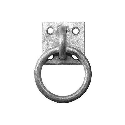 Bh01960 8mm (516 Pollici) Spessore Anello Sulla Lamiera Zincata Rust Proof 50 Mm (2 Pollici) Piazza 8 Mm (confezione Da 1) Grigio - Foto 1