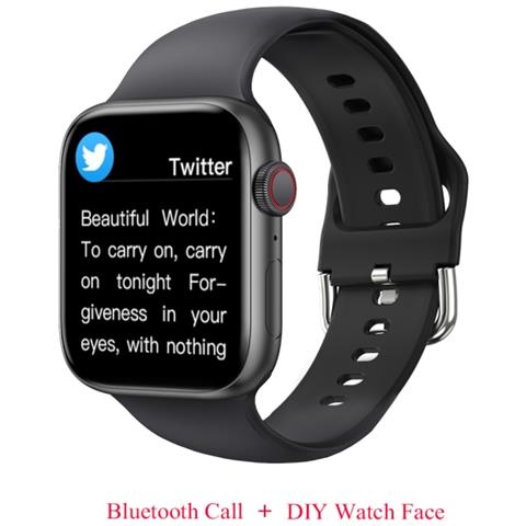 HTN - Smart Watchserie Quadranti Smartwatch Uomo Donna Per Android Ios  Chiamata Bluetooth Da 1,72 Pollici | orologi Intelligenti (nero) - ePRICE