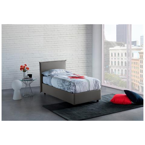 TALAMO ITALIA Letto contenitore Matrimoniale francese Anna Made in Italy Letto con rivestimento in tessuto Apertura frontale con materasso cm 140x200 incluso Grigio TALAMO ITALIA Letto contenitore Matrimoniale francese Anna Made in Italy Letto con rivestimento in tessuto Apertura frontale con materasso cm 140x200 incluso Grigio