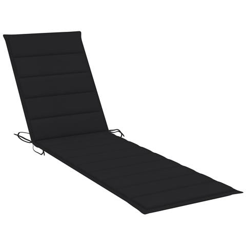 Sdraio 2 pz con Tavolo e Cuscino in Legno Massello di Teak - Foto 2