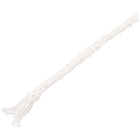 100m Macrame Corda Bianco | Filo Cotone Uncinetto | 5-6 Mm (+-0.5mm) | 15 Strati | Grande Spago Da Cucina Rotolo Spessi Naturali Forte | Decorazione Casa Artigianato Artistico Foto - Foto 5