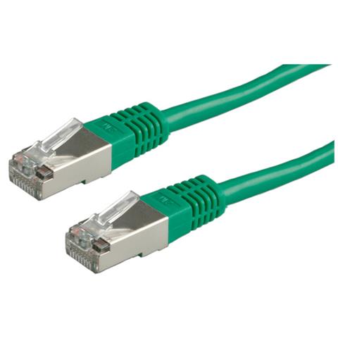 S / FTP (PiMF) Patch Cord Cat. 6, green 7 m, Verde, 100 Ohm, 7 mm - Foto 1