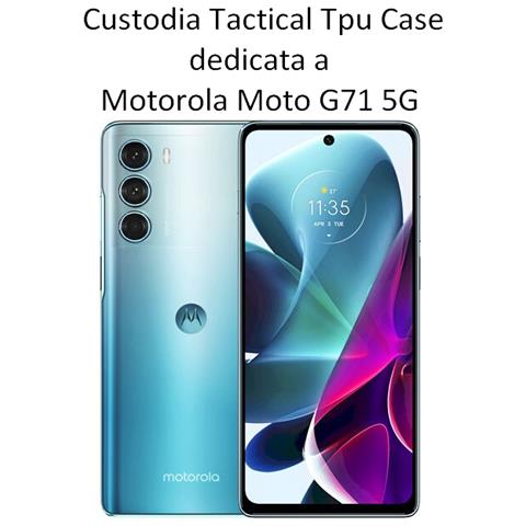 Custodia Originale Tpu Cover Case Per Motorola Moto G71 5g Trasparente - Foto 2