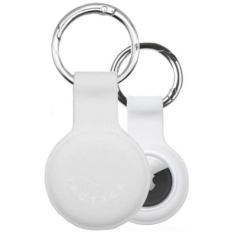 Custodia Originale Ciondolo Per Apple Airtag Beam Silicon White - Foto 1