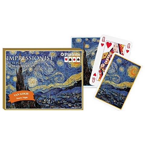 Van Gogh - Set Di Carte Da Gioco - Notte Stellata (1889) - Foto 1