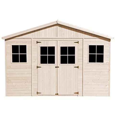 Casa Da Giardino In Legno Naturale H246x418x420 Cm / 16 M²- Timbela M330 - Foto 2