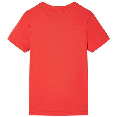 Maglietta Da Bambino A Maniche Corte Rossa 104 - Foto 2