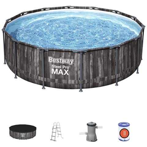Piscina Con Struttura Rotonda Steel Pro Max 427x107 Cm 5614z - Foto 1