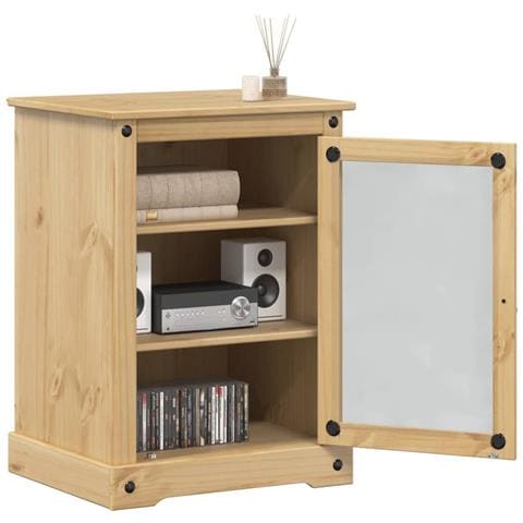 Mobile HiFi Corona 60x50x82 cm in Legno Massello di Pino - Foto 1