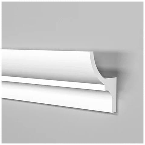 100ml Di Cornice A Soffitto Con Predisposizione Led 40x70x2000mm In Polimeri - Polistrutturato - Foto 1