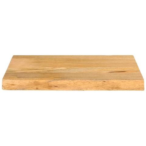 Piano Tavolo Bordi Vivi 60x20x3,8 Cm In Legno Massello Di Mango - Foto 3
