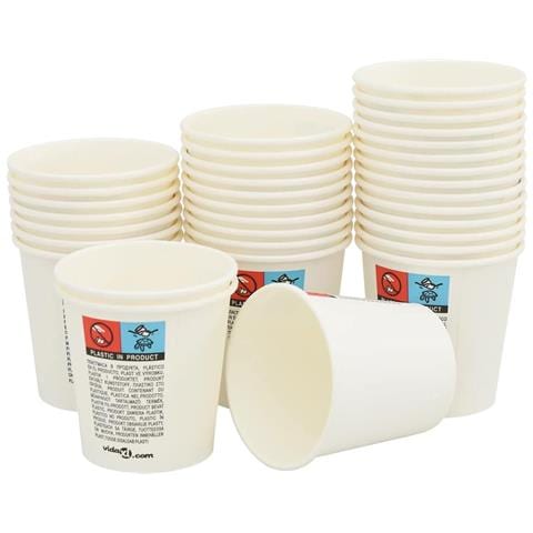 Bicchieri Da Caffè In Carta 1000 Pz 4oz 100ml Bianco - Foto 3