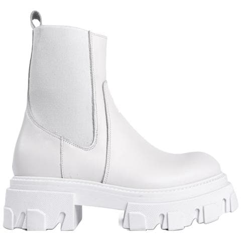 Nora Booties Stivaletti Pelle Scarpe Donna Bianco Eu 40, 37403288 Wh - Foto 1
