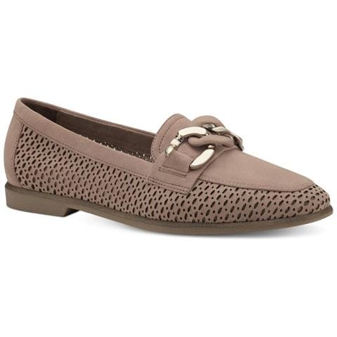 Almond Sue Str Casual Closed Loafers Mocassino Pelle Scarpe Donna Beige Eu 37, 1-24206-20 389 - Foto 1
