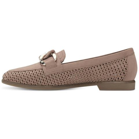 Almond Sue Str Casual Closed Loafers Mocassino Pelle Scarpe Donna Beige Eu 37, 1-24206-20 389 - Foto 3