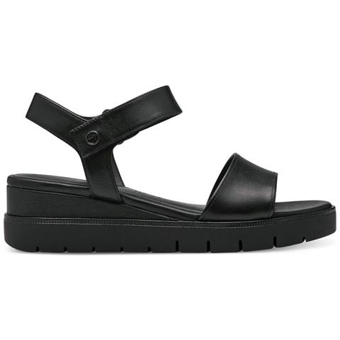 Black Casual Open Sandals Sandali Pelle Scarpe Donna Nero Eu 37, 1-28203-42 001 - Foto 2