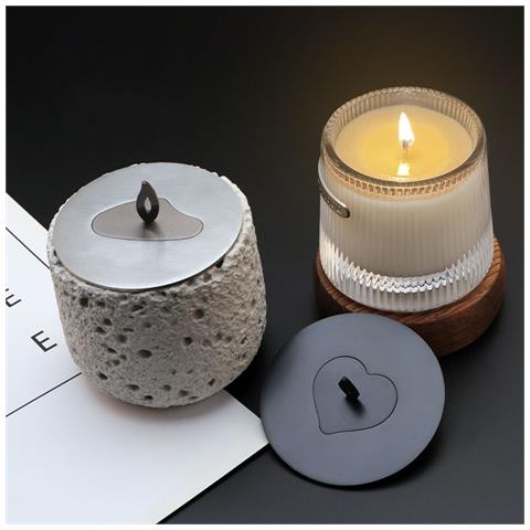 Coperchio Per Candele Profumate  L A Forma Di Cuore - Foto 2
