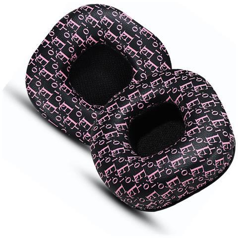 Cuscinetti Auricolari Di Ricambio Per Cuffie Marshall Major Black+pink - Foto 3