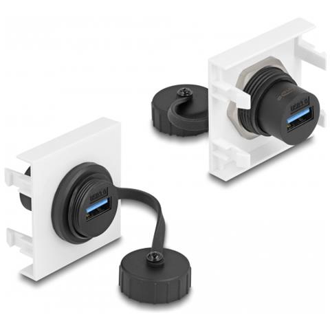 Modulo Easy 45 SuperSpeed USB 5 Gbps (USB 3.2 Gen 1) USB Tipo-A femmina, 45 x 45 mm - Foto 2