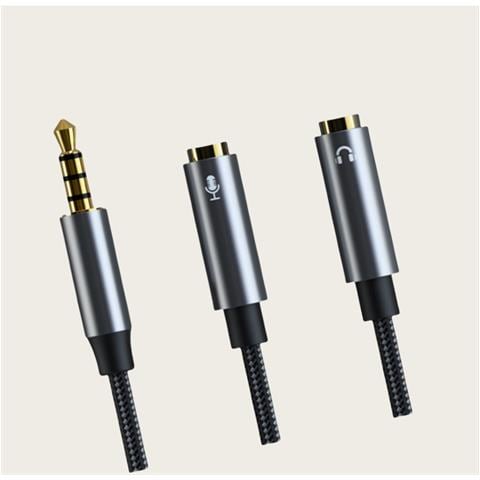 Adattatore Splitter Per Cuffie E Microfono Cb01 Cavo Audio Modello 2 - Foto 6