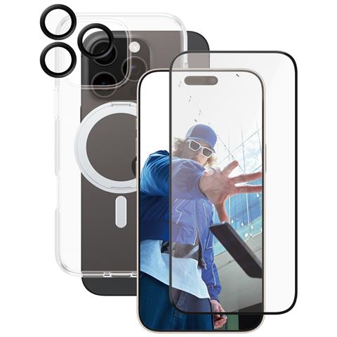 CARE by PG3-in-1 Ceramic iPhone16P 6.9 Pellicola proteggischermo trasparente Apple 1 pz - Foto 1