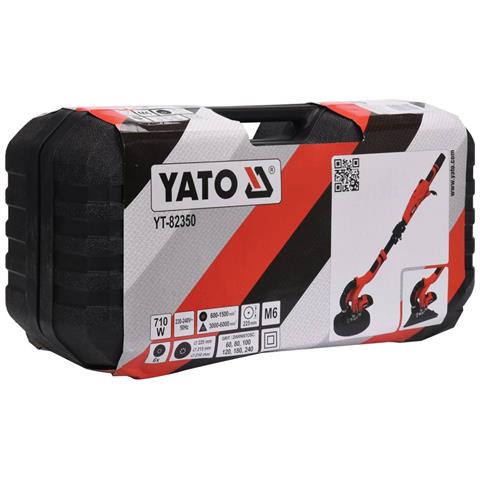 YT-82350 levigatrice portatile Levigatrice a disco 6000 Giri /min Nero, Rosso 710 W - Foto 2