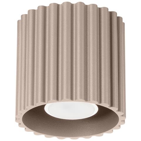 Lampada Da Soffitto Aura 1 Taupe Gu10 Sl. 1814 - Minimalist Lampada A Soffitto Talpa 10x10x10 Cm - Foto 1