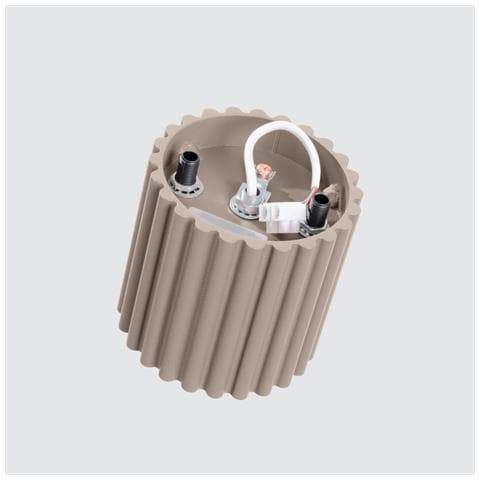 Lampada Da Soffitto Aura 1 Taupe Gu10 Sl. 1814 - Minimalist Lampada A Soffitto Talpa 10x10x10 Cm - Foto 8