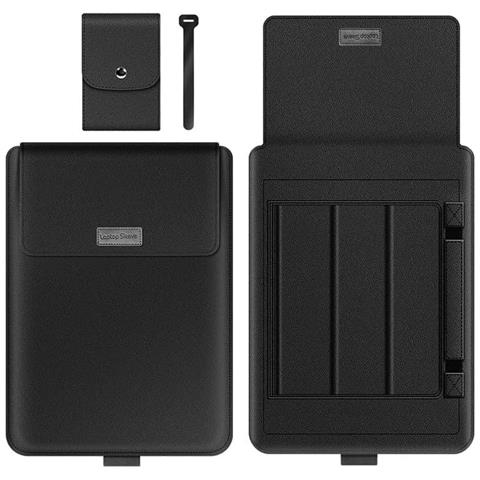 Ipca Custodia Per Laptop Con Funzione Di Supporto In Pelle Impermeabile 15"" Nera - Foto 1