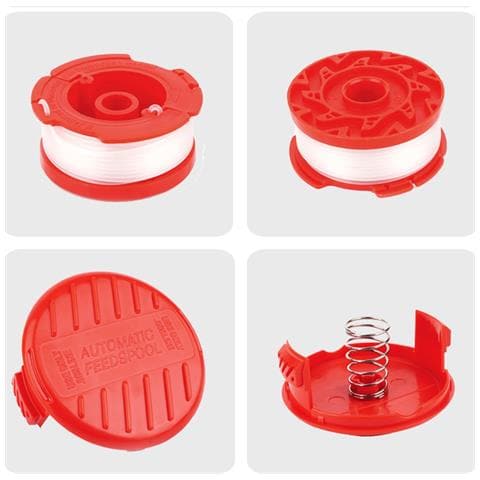Kit Bobina Filo Tagliabordi - 8 Bobine, 2 Tappi, 2 Molle - Compatibile Con Craftsman Weedwacker - Foto 7